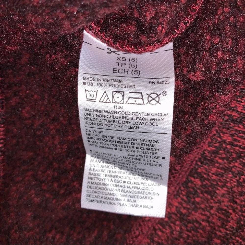 Old Navy Kids Heathered‎ Maroon Knit Sweater XS